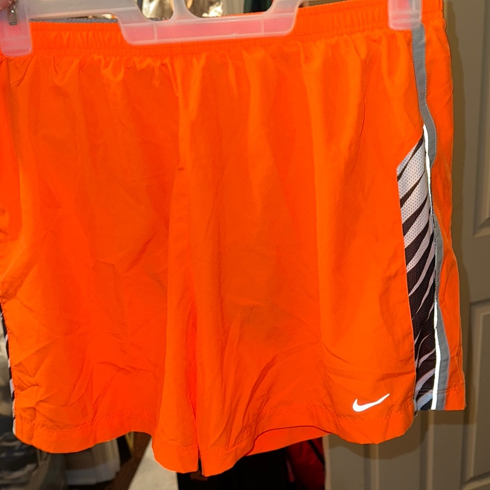 Nike Bright Orange Sports Shorts